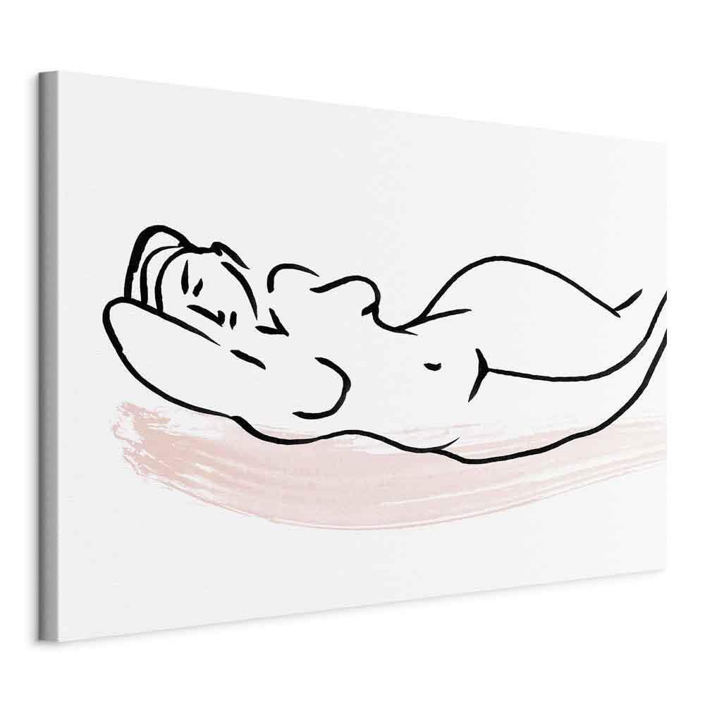 Leinwandbild - Sunbathing (1 Part) Wide