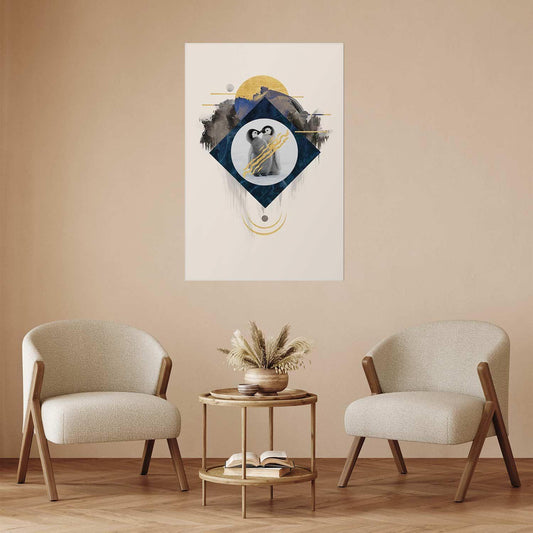 Poster - Pair of Penguins Artgeist