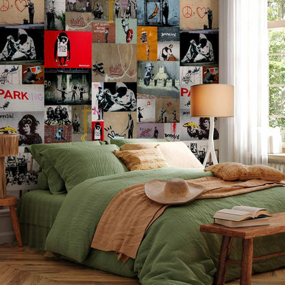 Tapete - Banksy - a collage