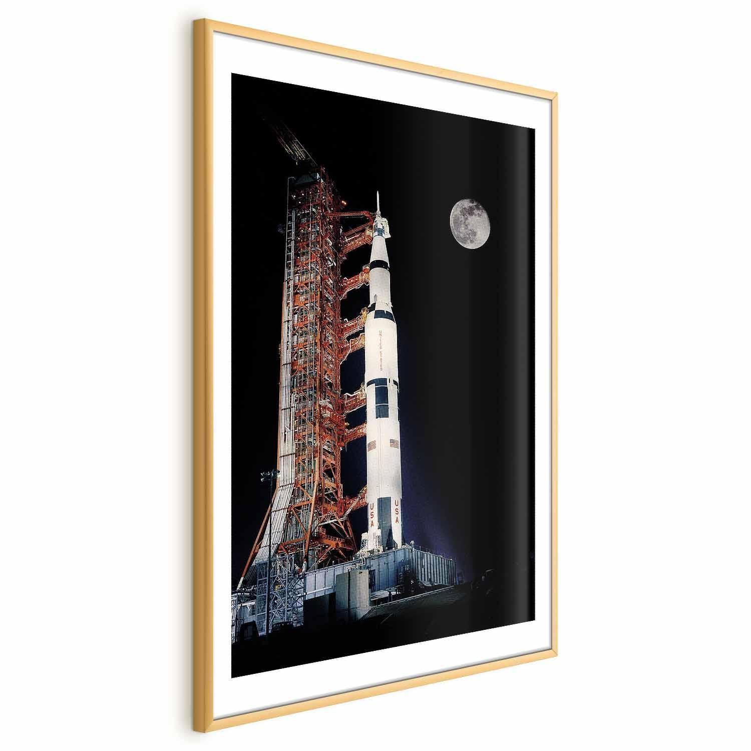 Wanddeko Rakete hebt ab

