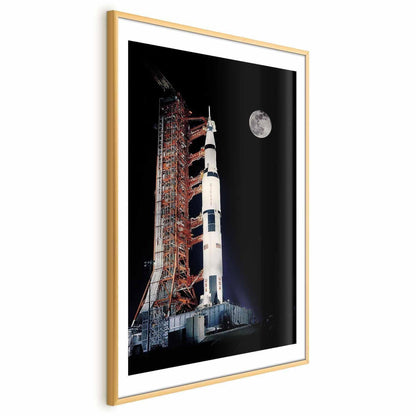 Wanddeko Rakete hebt ab

