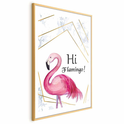 Poster - Hi Flamingo! Artgeist