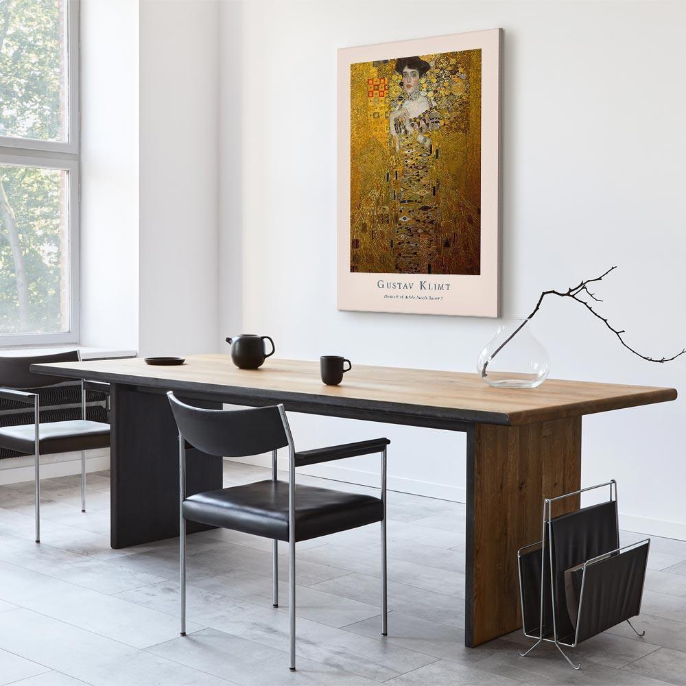 Leinwandbild - Gustav Klimt - Portrait of Adele Bloch (1 Part) Vertical