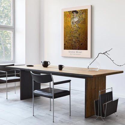 Leinwandbild - Gustav Klimt - Portrait of Adele Bloch (1 Part) Vertical