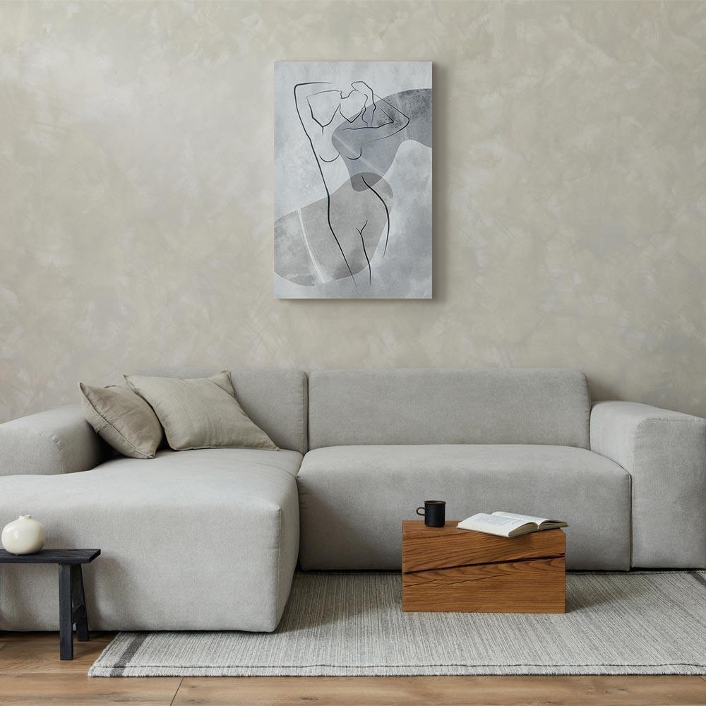 Leinwandbild - Resting Muse (1 Part) Vertical