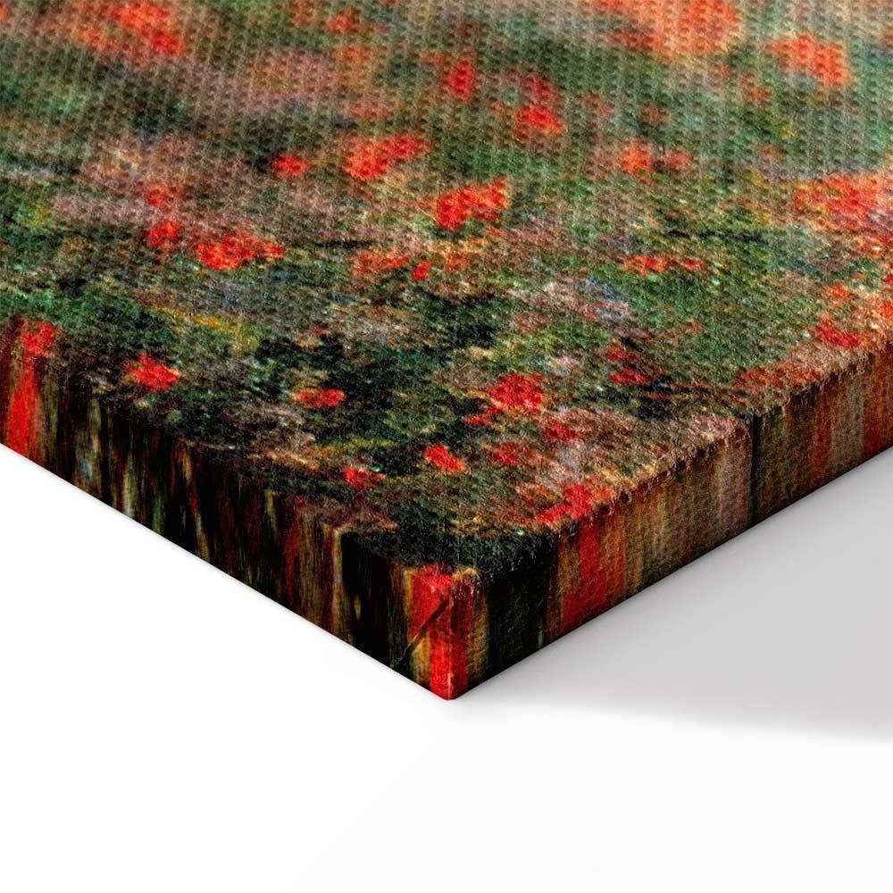 Leinwandbild - Claude Monet – Field with wild Poppies
