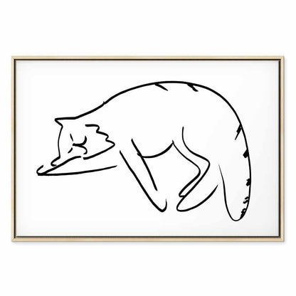 Leinwandbild - Cat's Dreams (1 Part) Vertical