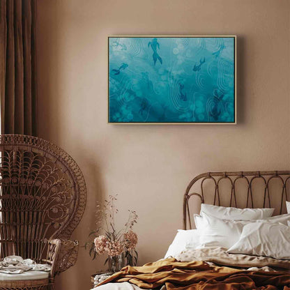 Leinwandbild - Japanese pond