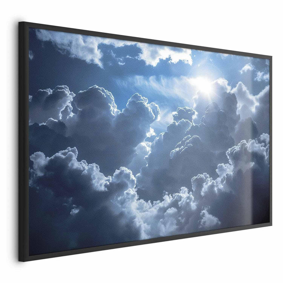 Poster - Lively Scene: The Sun Battling the Clouds Artgeist