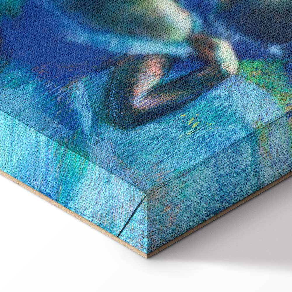 Leinwandbild - Edgar Degas – Blue Dancers II