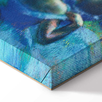 Leinwandbild - Edgar Degas – Blue Dancers II