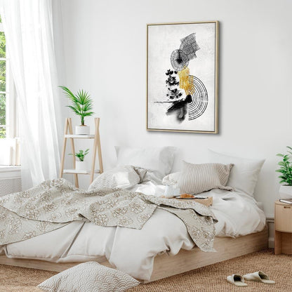 Leinwandbild - Landscape With the Sun (1 Part) Vertical