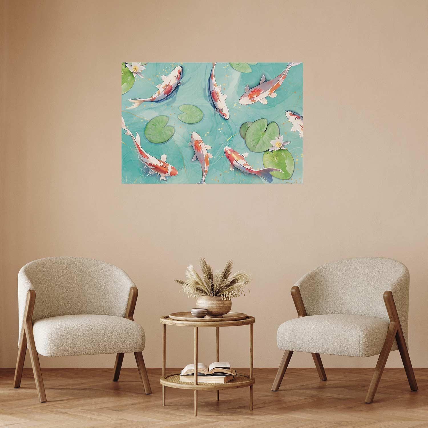 Poster - Pond in Japan Artgeist