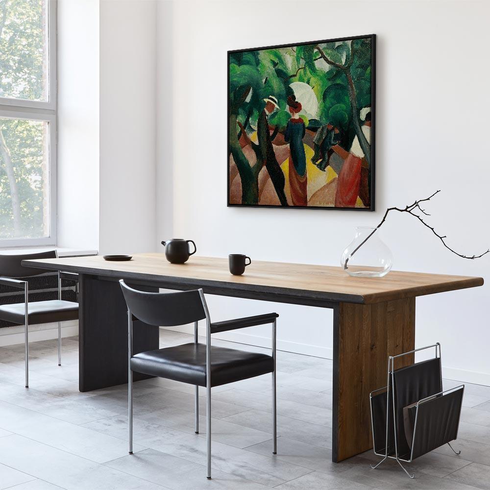 Leinwandbild - August Macke – Promenade