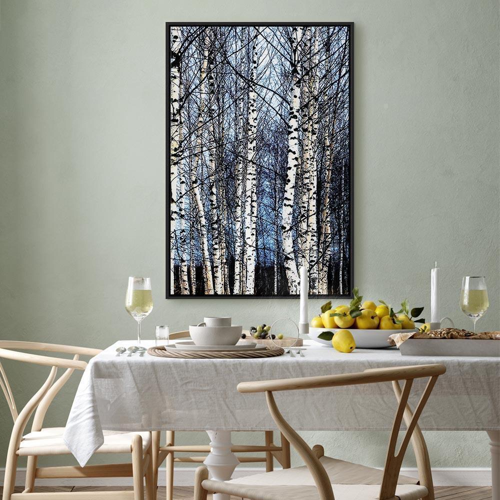 Leinwandbild - Frosty January (1 Part) Vertical