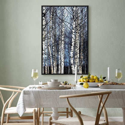 Leinwandbild - Frosty January (1 Part) Vertical