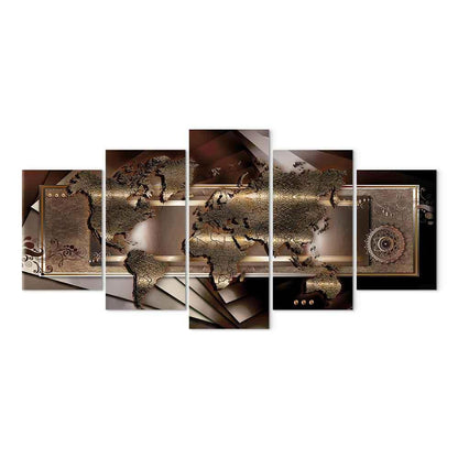 Leinwandbild - Chestnut map