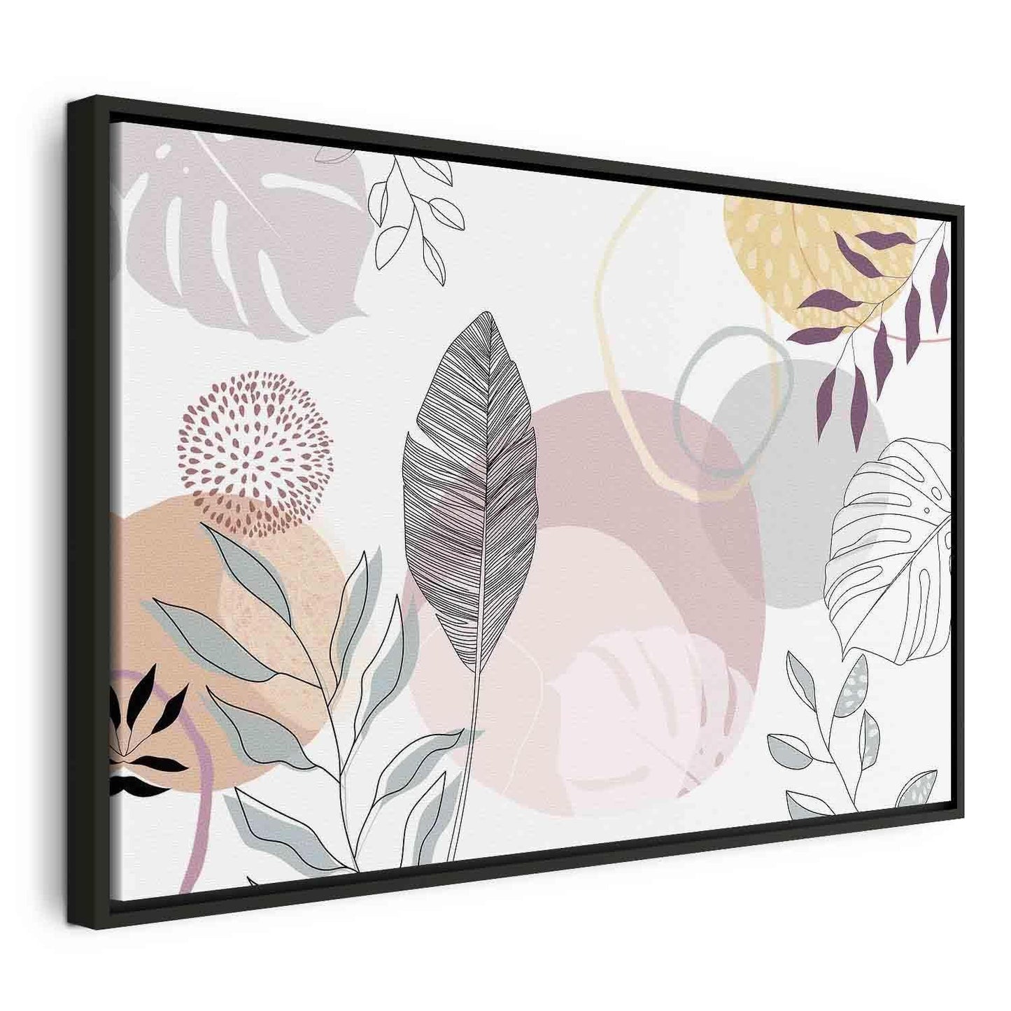 Leinwandbild - Pastel line art