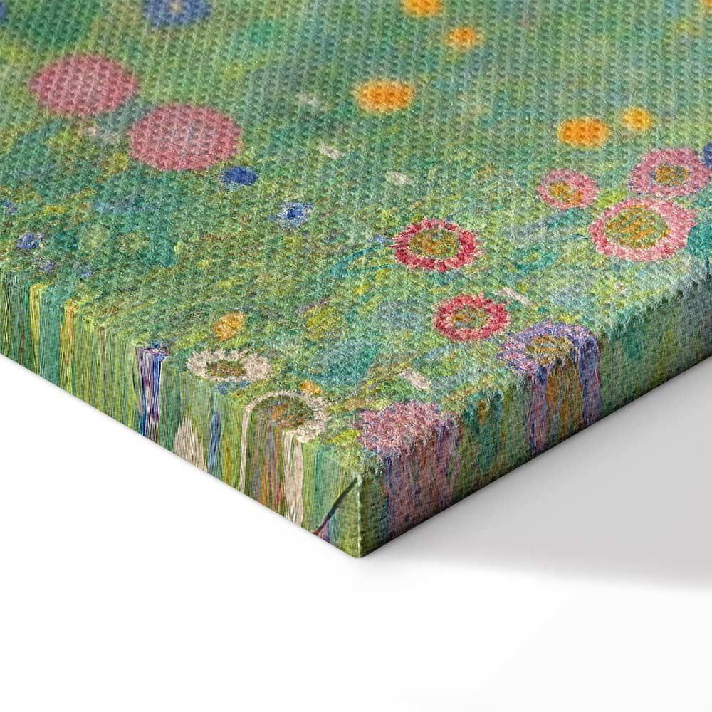 Leinwandbild - Gustav Klimt – Farm garden with sunflowers