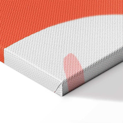 Leinwandbild - Exotic Wings - Parrot Among Abstract Leaf Patterns