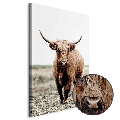 Leinwandbild - Young Stag (1 Part) Vertical