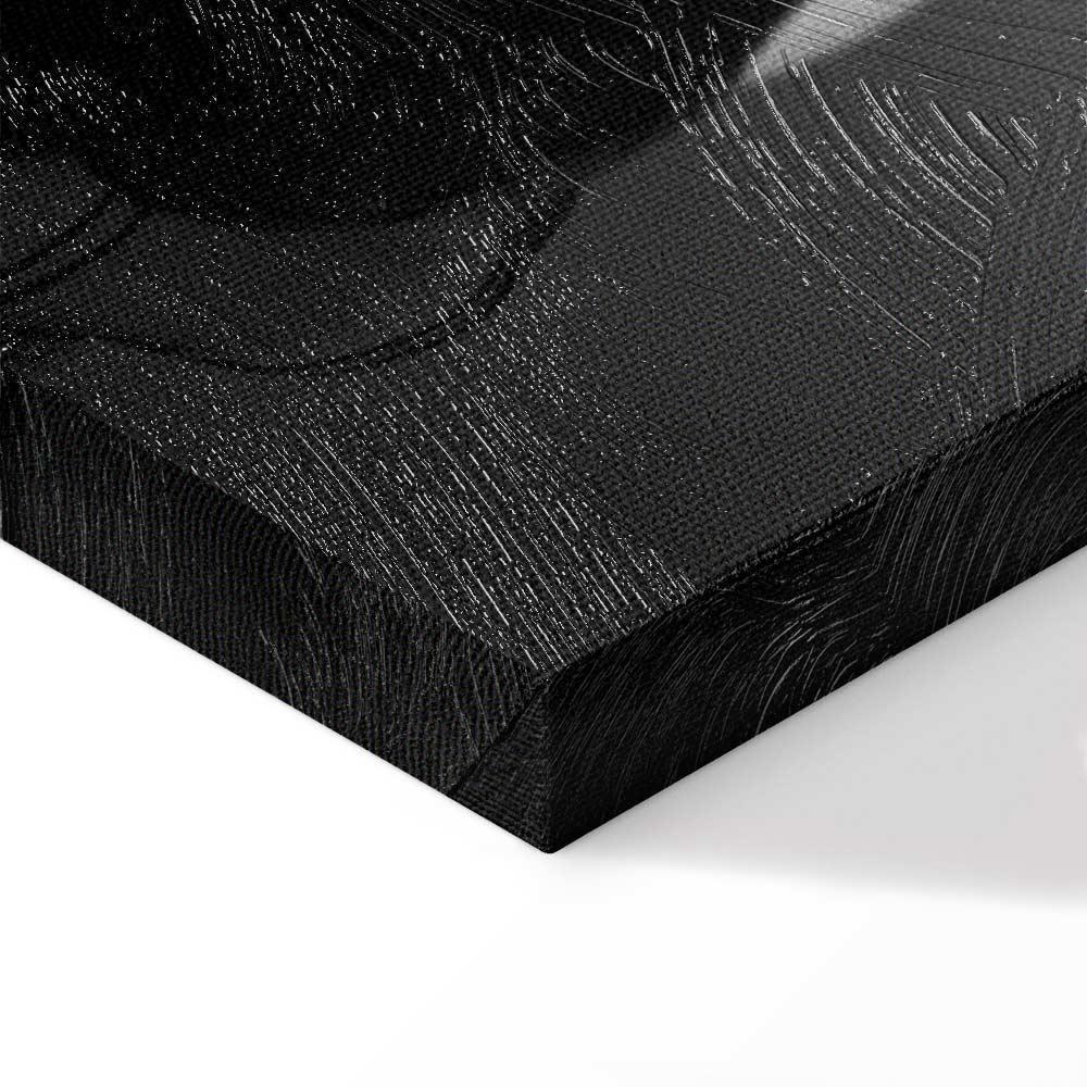 Leinwandbild - Black Elegance (1 Part) Vertical