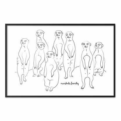 Poster - Meerkat Family