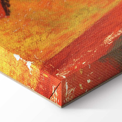 Leinwandbild - Frida Kahlo – Self-Portrait with Diego on My Breast