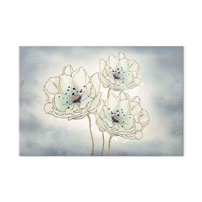 Leinwandbild - Ocean Flowers (1 Part) Wide