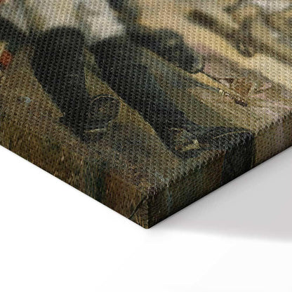 Leinwandbild - Joaquín Sorolla y Bastida – The death of Pedro Velarde y Santillán during the defence of the Monteleon Artillery Barracks