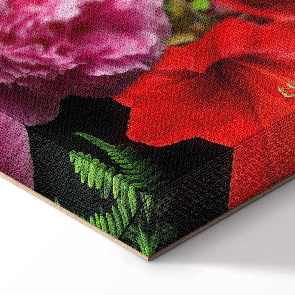 Leinwandbild - Floral Symphony (1 Part) Vertical