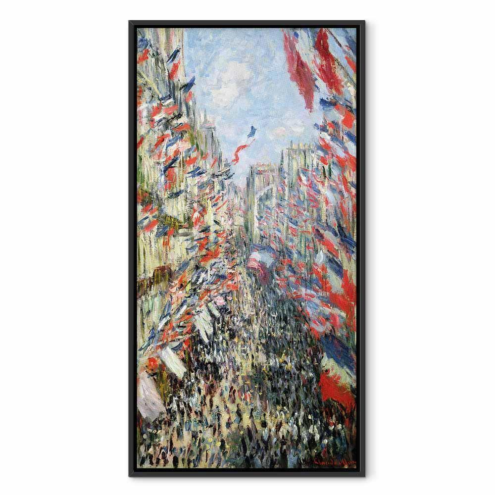 Leinwandbild - Claude Monet – The Rue Montorgueil in Paris, Celebration of June 30, 1882