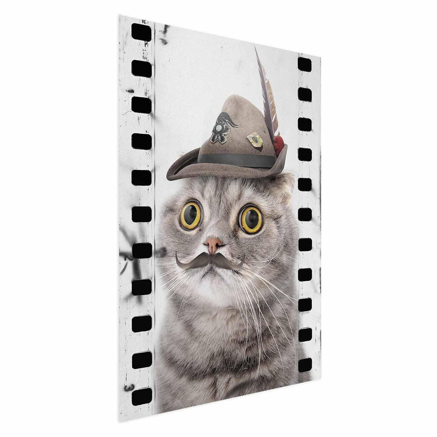 Poster - Cat in a Hat Artgeist