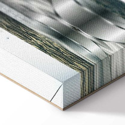 Leinwandbild - Metal World Map