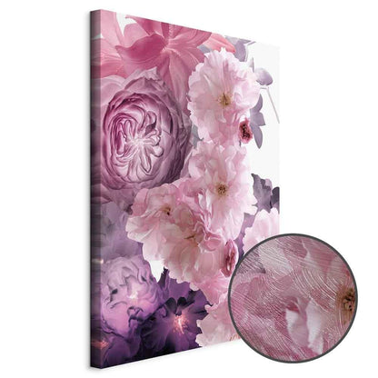 Leinwandbild - Garden of Floral Scents (1-part) - Nature in Shades of Pink