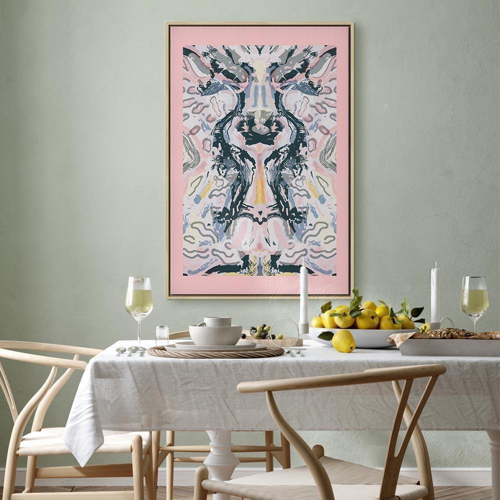 Leinwandbild - Rorschacha Mantra (1 Part) Vertical