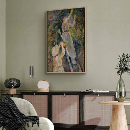 Leinwandbild - Berthe Morisot – The Cherry Picker