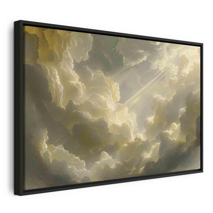 Leinwandbild - Enchanting Play of Colors Against a Backdrop of Clouds Artgeist