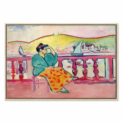 Leinwandbild - Henri Matisse – Woman on the Terrace