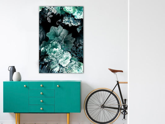 Leinwandbild - Emerald Garden (1 Part) Vertical