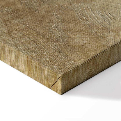 Leinwandbild - Vintage Leaves (1 Part) Wide