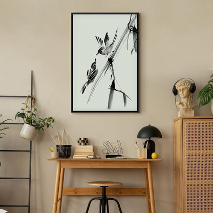 Leinwandbild - Winged Love (1 Part) Vertical