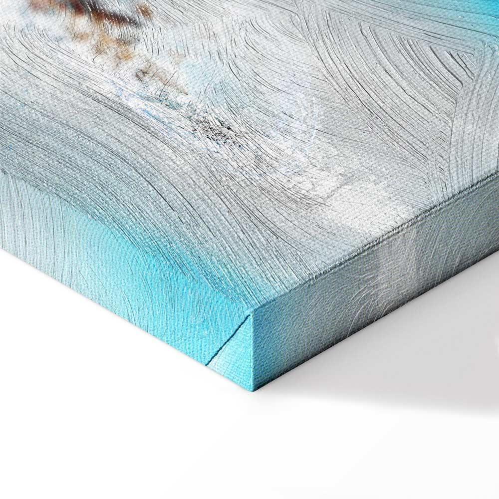 Leinwandbild - Winter Outside the Window (1 Part) Narrow