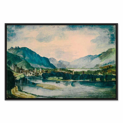 Leinwandbild - Albrecht Dürer – View of Trento from the North