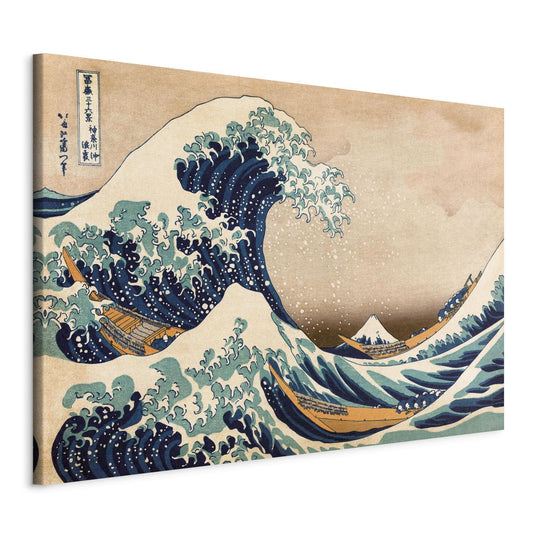 Leinwandbild - The Great Wave off Kanagawa (Reproduction) Artgeist