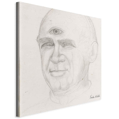 Leinwandbild - Frida Kahlo – Portrait of Nacho Aguirre