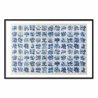 Poster - Azulejos Tiles - traditional Portuguese ceramic tiles