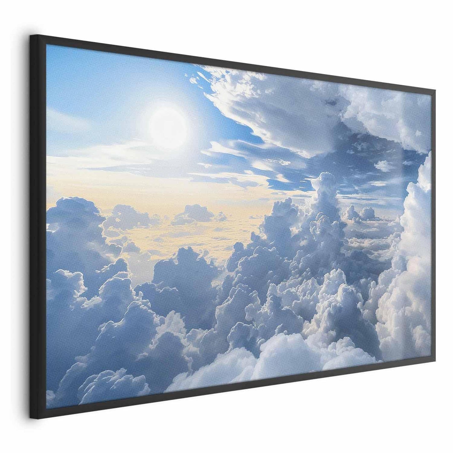 Poster - Symphony of Light: Sun and Clouds Playing Together on a Beautiful Sky