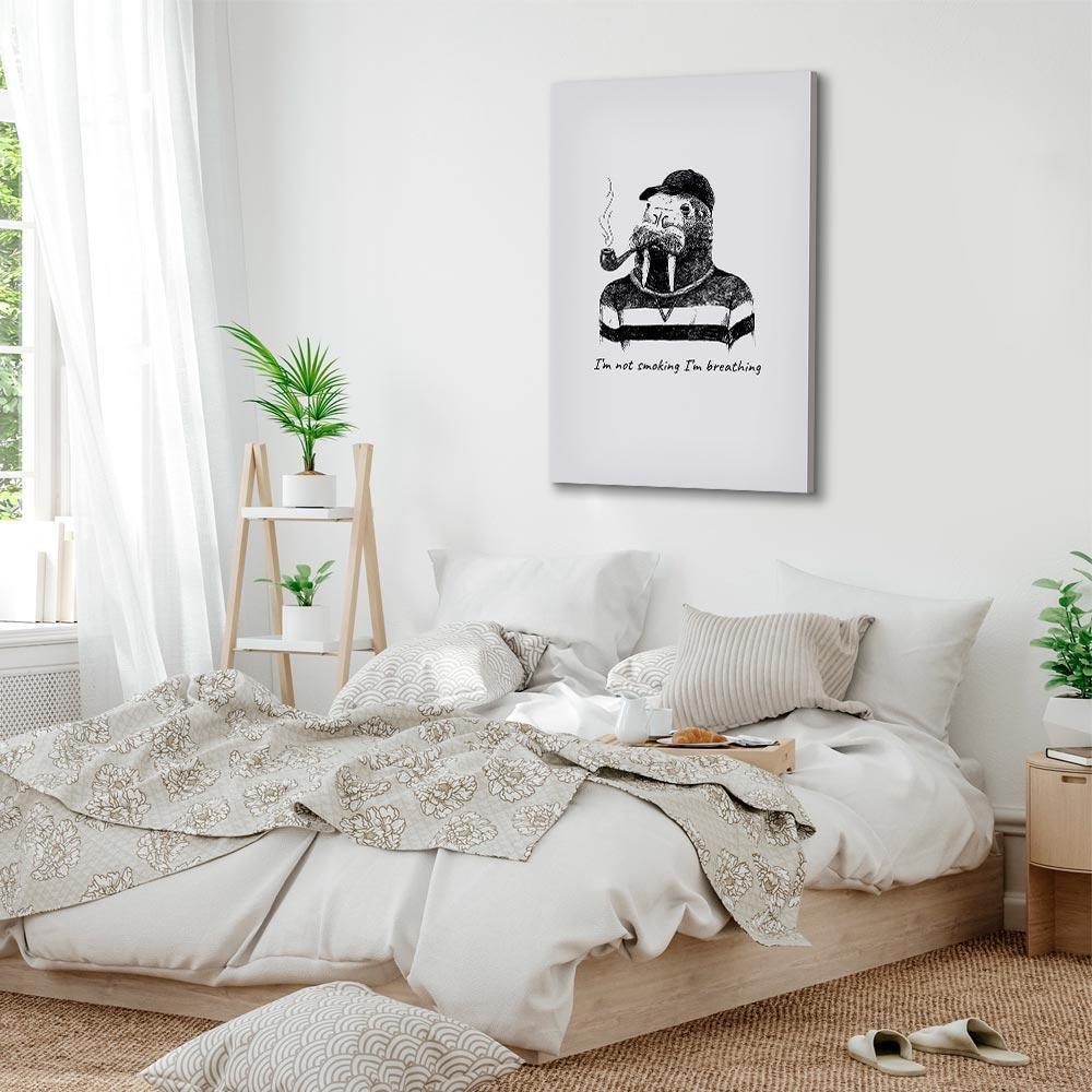 Leinwandbild - I'm Not Smoking I'm Breathing (1 Part) Vertical
