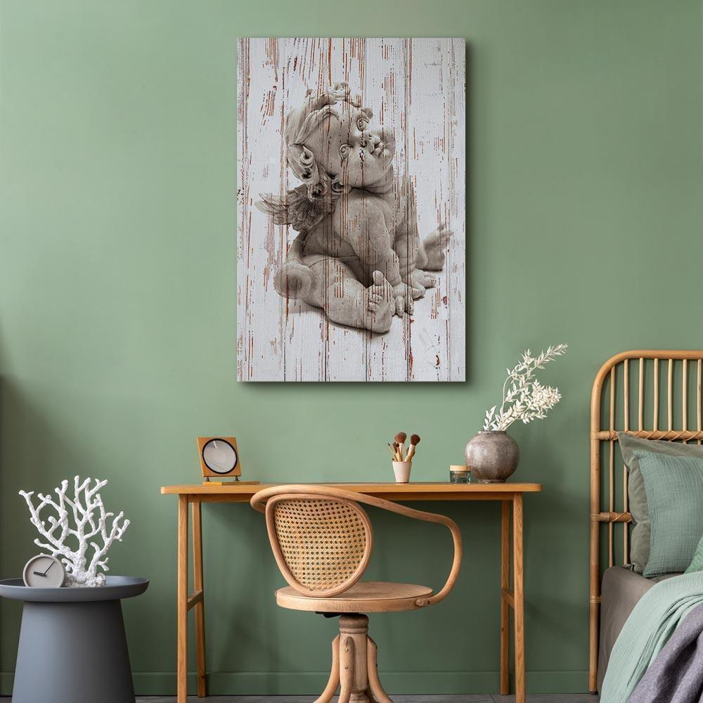 Leinwandbild - Pensive Cupid (1 Part) Vertical